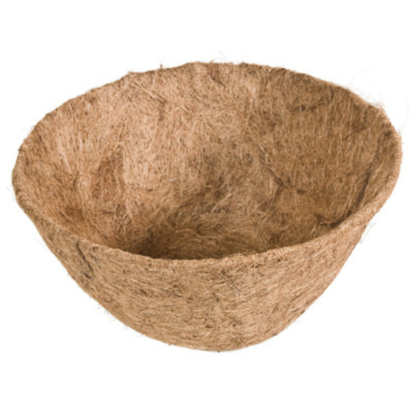 Panacea™ 88592 Round Coco Fiber Basket Liner, 14"