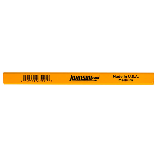 Johnson Level CPB-12 Carpenter Pencil, 7"L x 1/2"W, Medium
