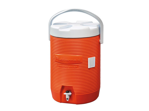 Rubbermaid 1683 Water Cooler with Drip-Resistant Spigot, Orange, 3 Gallon
