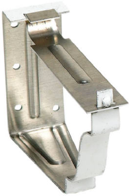 Amerimax 33022 Galvanized Snap Lok Fascia Bracket 5", White, 2-Piece