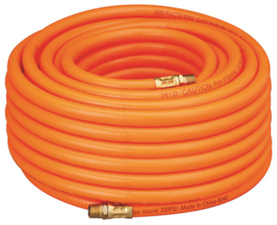 Amflo® 576-100A PVC Air Hose, Orange, 3/8" x 100'