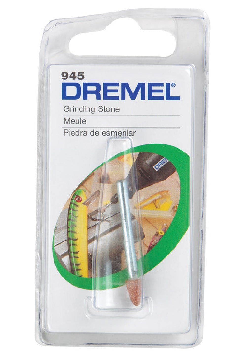 Dremel 945 Aluminum Oxide Grinding Stone, 1/8" Shank