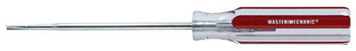 Master Mechanic 103556 Round Slotted Electrician Screwdriver, 3/32" x 2"