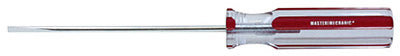 Master Mechanic 103560 Round Slotted Cabinet Screwdriver, 1/8" x 4"