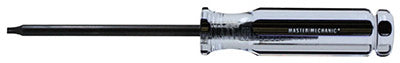 Master Mechanic 103567 Round Torx Screwdriver, T10 x 3"
