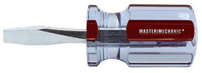 Master Mechanic 103621 Square Slotted Keystone Screwdriver, 1/4" x 1.5"