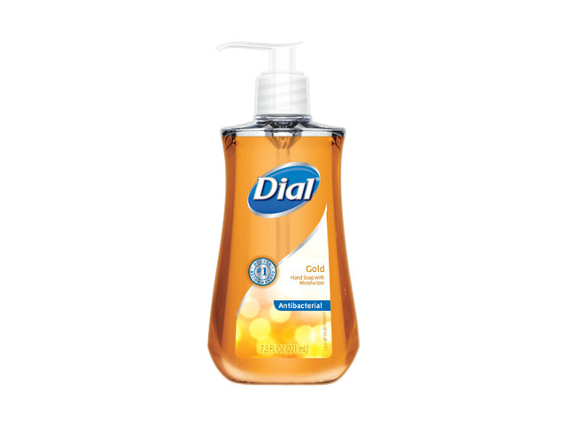 Dial® 09153 Gold Antibacterial Liquid Hand Soap with Moisturizer, 7.5 Oz