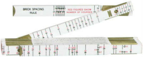 Lufkin® 636N Brick Masons Wood Rule Red End®, 6'