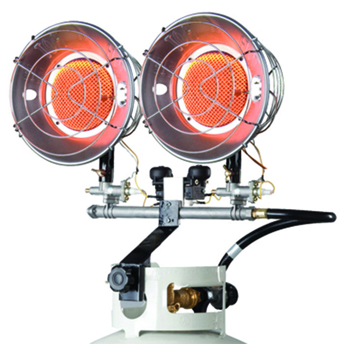 Mr Heater F242650 Double Burner Tank Top Propane Heater, 10000 - 30000 BTU