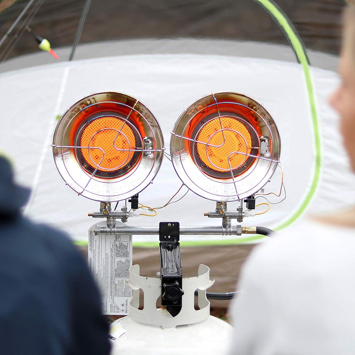 Mr Heater F242650 Double Burner Tank Top Propane Heater, 10000 - 30000 BTU