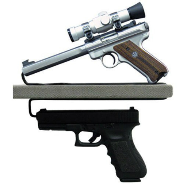 Liberty Safe 10822 Hand Gun Over/Under Shelf Holder, 2-Pack