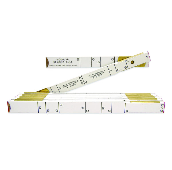 Lufkin® 646LN Red End® Masonry Wood Rule, 5/8" x 6'