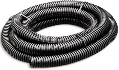Gardner Bender FLX-3810T Split Flexible Tubing, Black, 3/8" x 10'