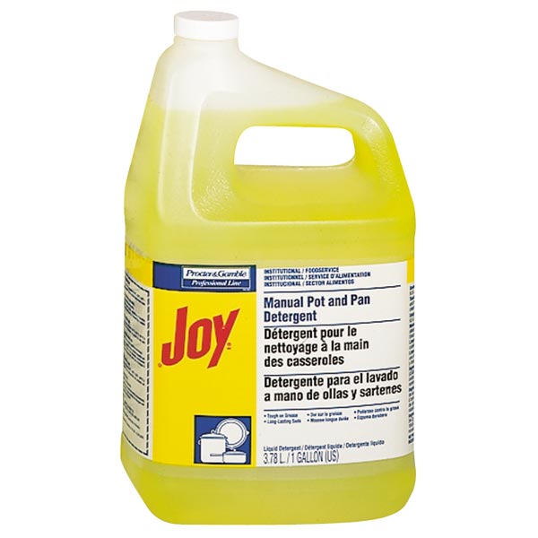 Joy® 57447 Manual Pot & Pan Liquid Detergent, Lemon Scent, 1-Gallon