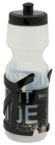 Bell 1007120 Wide Mouth Opening Bicycle Water Bottle & Cage, 22 Oz