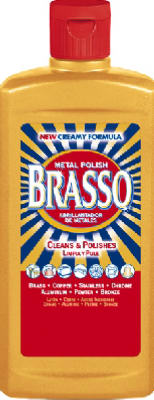 Brasso® 2660089334 Metal Polish, 8 Oz