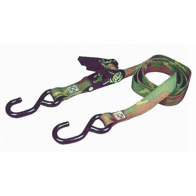 Keeper® 03720 ATV/Cycle Ratchet Camo Tie-Down, 6' x 1", 2-Pack