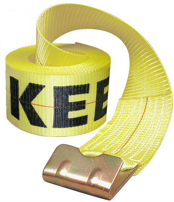 Keeper® 04926 Winch Strap with Flat Hook, 30' x 4", 15,000 lbs Break Strength