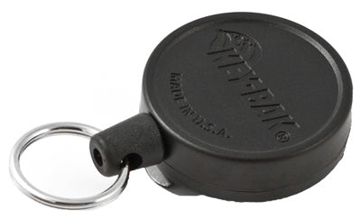Key Bak 0006-001 Retractable Key Reel with 36" Polyester Cord, Black