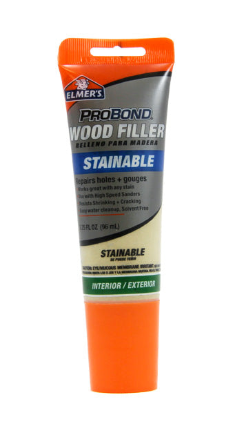 Elmer's P9887 ProBond® Interior-Exterior Stainable Wood Filler, 3-1/4 Oz