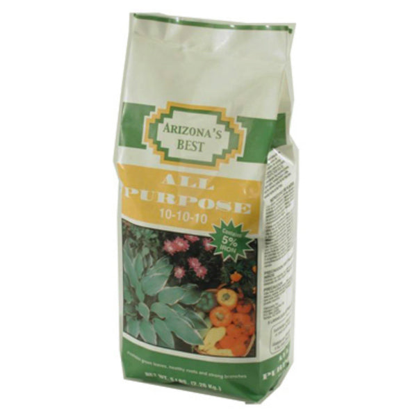 Arizona's Best AZB10052 All Purpose Fertilizer, 10-10-10, 5 lb