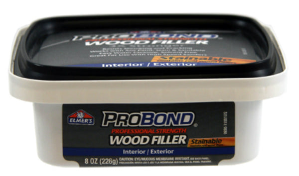 Elmer's P9890 ProBond® Interior-Exterior Stainable Wood Filler, 1/2 Pt