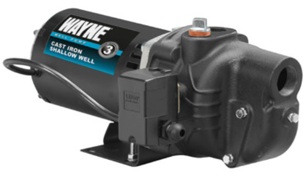 Wayne® SWS50 Cast Iron Shallow Well Jet Pump, 1/2 HP