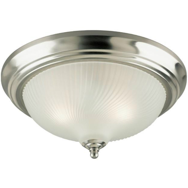 Westinghouse 64305 Interior Flush-Mount Ceiling Fixture, Brushed Nickel