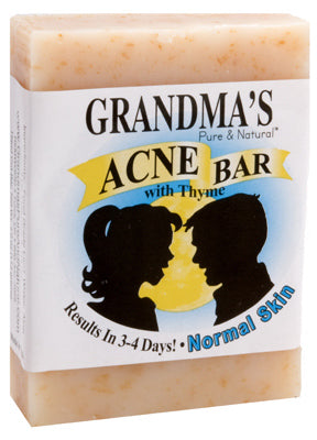 Grandma's 64012 Normal Skin Acne Bar, 4 Oz