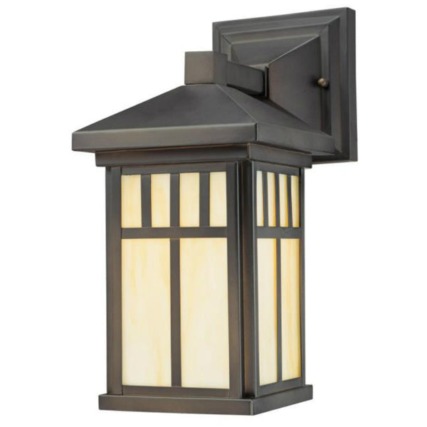 Westinghouse 67328 Burnham One-Light Exterior Wall Lantern, Oil Rubbed Bronze