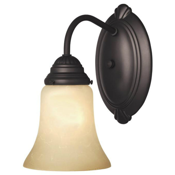 Westinghouse 62238 Trinity II One-Light Interior Wall Fixture, Oil Rubbed Bronze