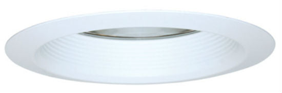 Halo® 30WATH Air-Tite® Metal Baffle with Trim Ring, 6", White