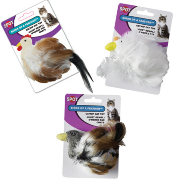 Spot® 2829 Birds Of A Feather™ Catnip Cat Toy, Assorted, 1-Qty