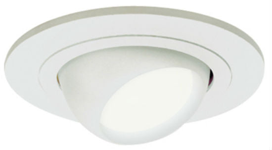 Halo® 998P Adjustable Eyeball with Trim Ring, 4", White