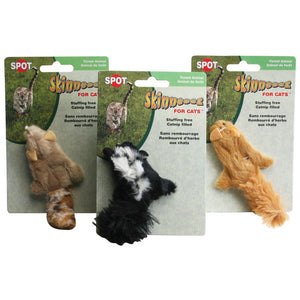 Ethical 2680 Spot Skinneeez Plush Forest Creatures Cat Toy With Catnip
