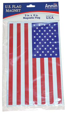 Annin Flagmakers 177613 US Flag Magnet, 5" x 8"