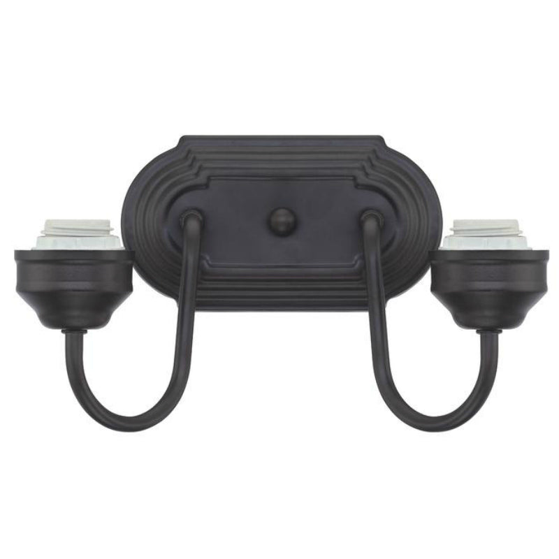 Westinghouse 6300300 Two Light Wall Fixture, Oil Rubbed Bronze Finish