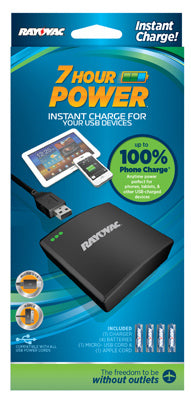 Rayovac PS73-4BT6 Power Back Up Charger up to 7-Hour