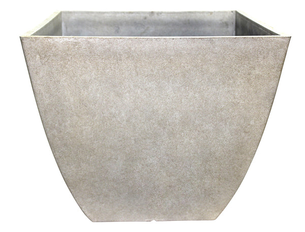 Southern Patio HDR-012184 Square Newland Planter, 16", Bone