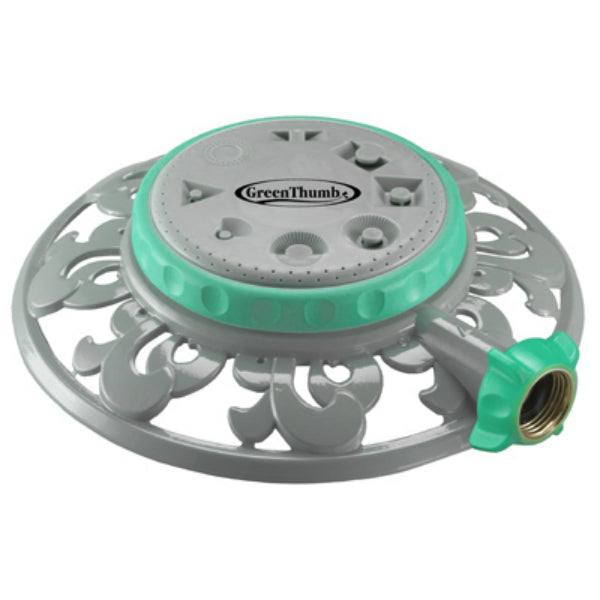 Green Thumb 50956GT Medium Duty Sprinkler, 8 Spray Patterns