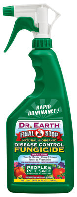 Dr. Earth 8007 Final Stop Disease Control Fungicide, 24 Oz