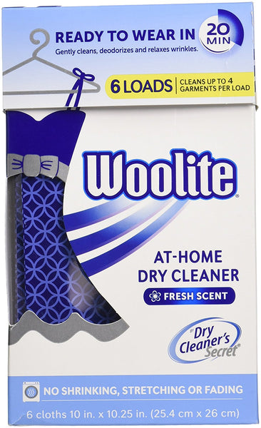 Woolite® DCS04N Dry Cleaner's Secret® At-Home Dry Cleaner, Fresh Scent, 6-Loads