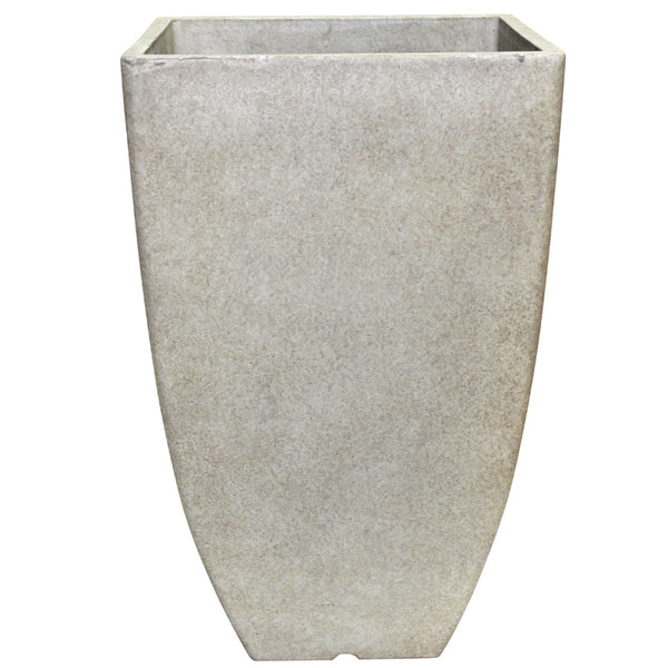 Southern Patio HDR-012177 Square Newland Planter, 10.5", Bone