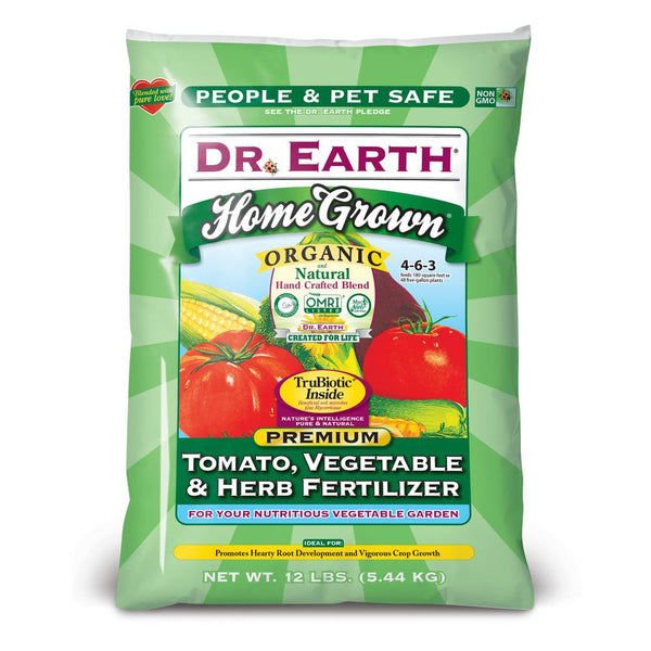 Dr. Earth® 711 Home Grown® Tomato, Vegetable & Herb Fertilizer, 4-6-3, 12 Lb