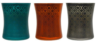 Tiki 1413043 Mercury Glass Hurricane Citronella Candles, 9 Oz