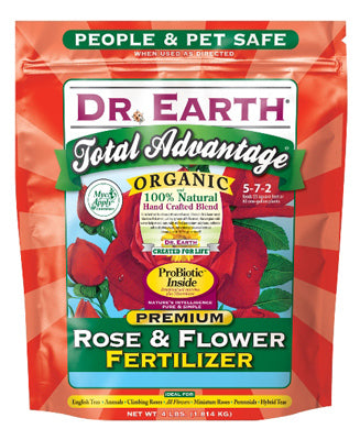 Dr. Earth 702P Total Advantage Rose And Flower Fertilizer, 4 Lbs