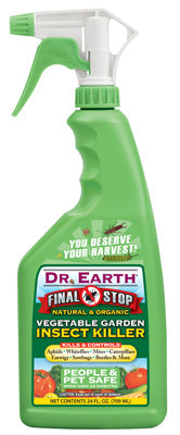 Dr. Earth 8005 Final Stop Vegetable Garden Insect Killer, 24 oz