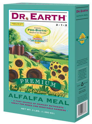 Dr. Earth 720 Alfalfa Meal, 3 lb, 2-1-2