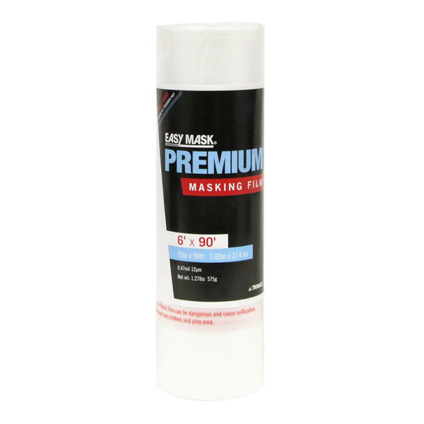 Trimaco 47290 Easy Mask® Premium Grade Masking Film, 6' W x 90' L