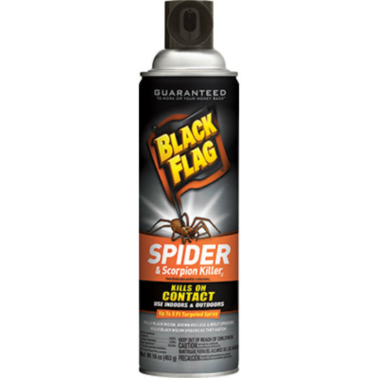 Black Flag® HG-11027 Spider & Scorpion Killer, Aerosol Spray, 16 Oz